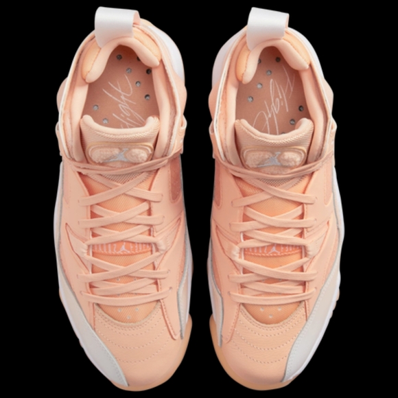 Jordan Jumpman Two Trey Women's 9 Basketball Shoe Sunset Haze/White - Picture 3 of 6